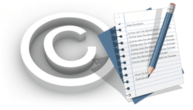 copyright image for website content