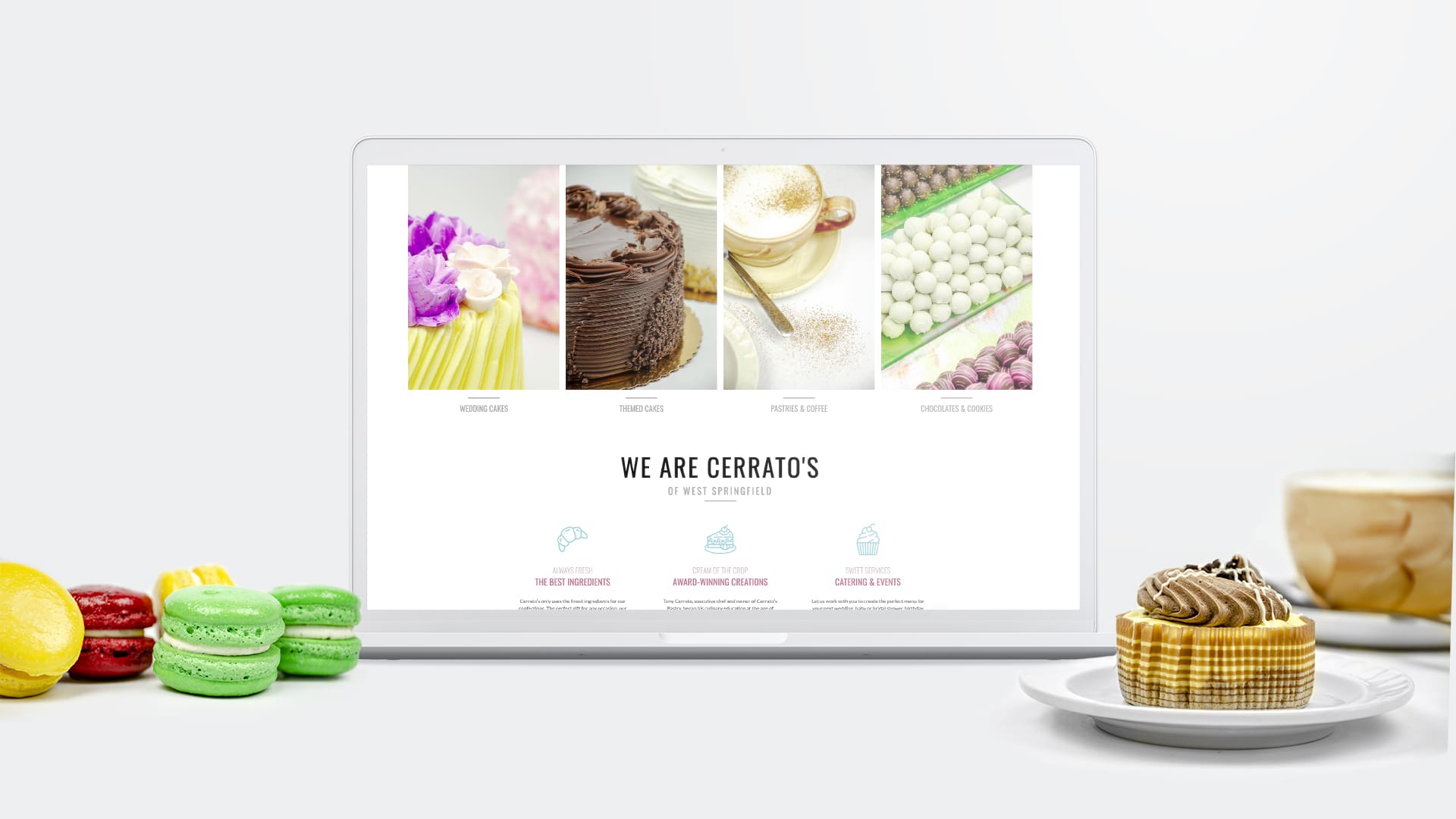 DIF Design Project - Cerrato’s Bakery website design and development