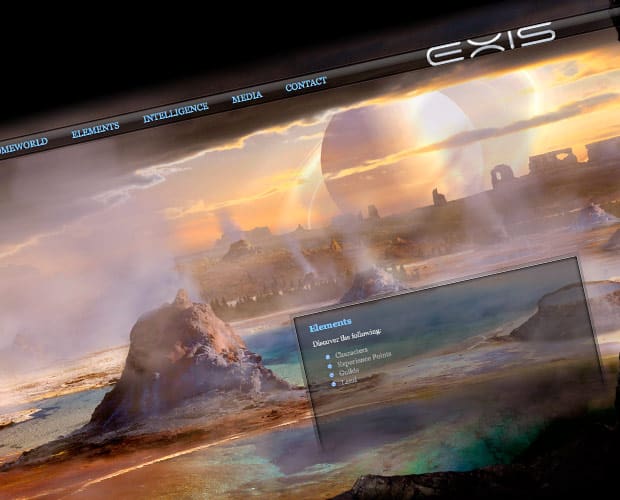 Exis game by Rogue Planet Games