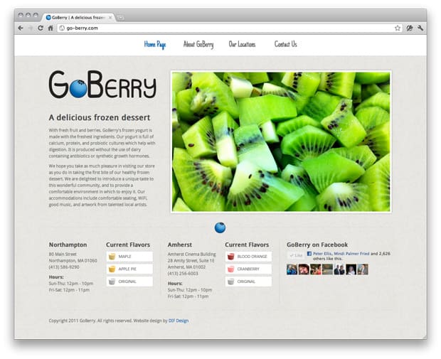 GoBerry Website Design