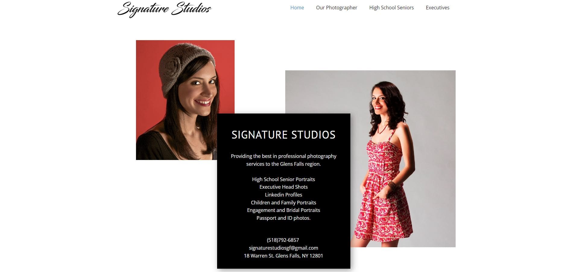 Old Signature Studios Website Design