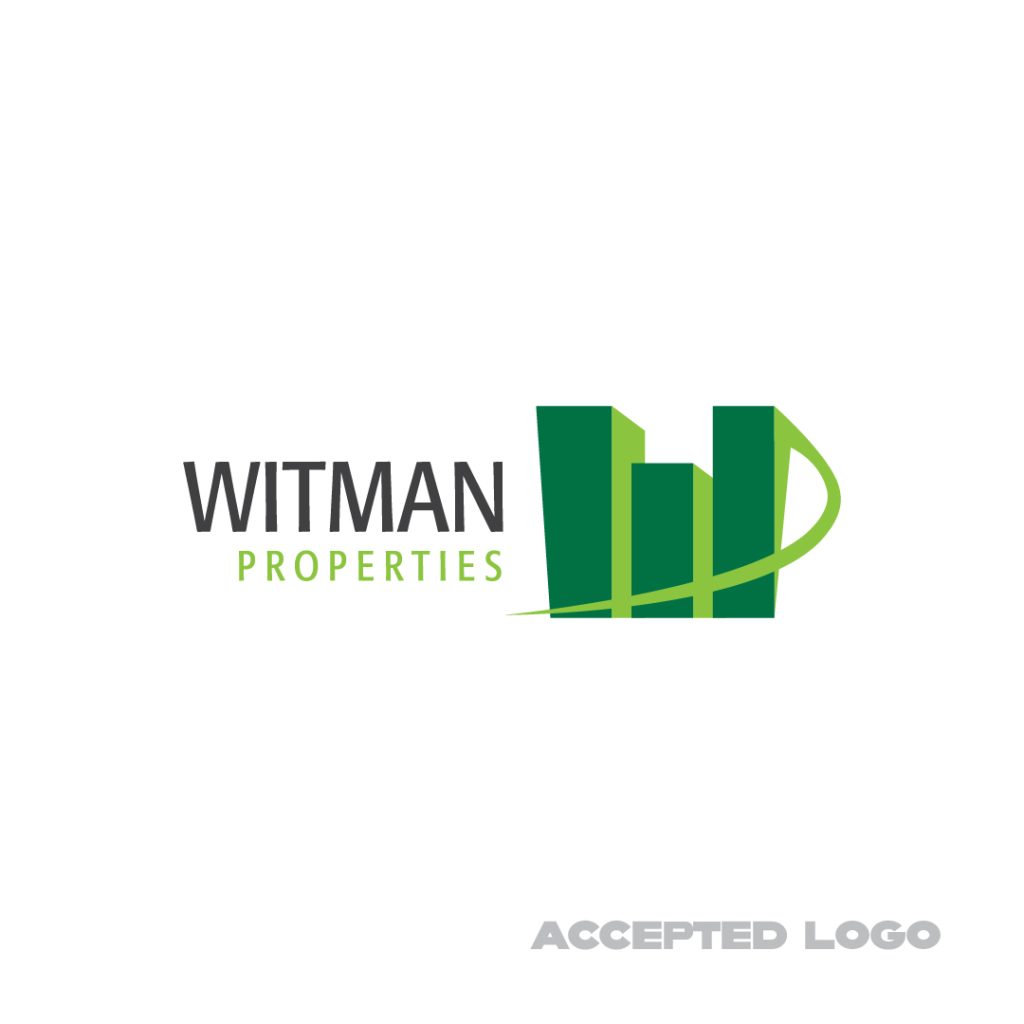 accepted witman properties logo by dif design