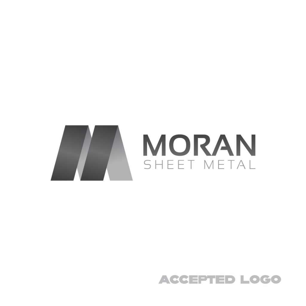 accepted moran sheet metal logo design by dif design