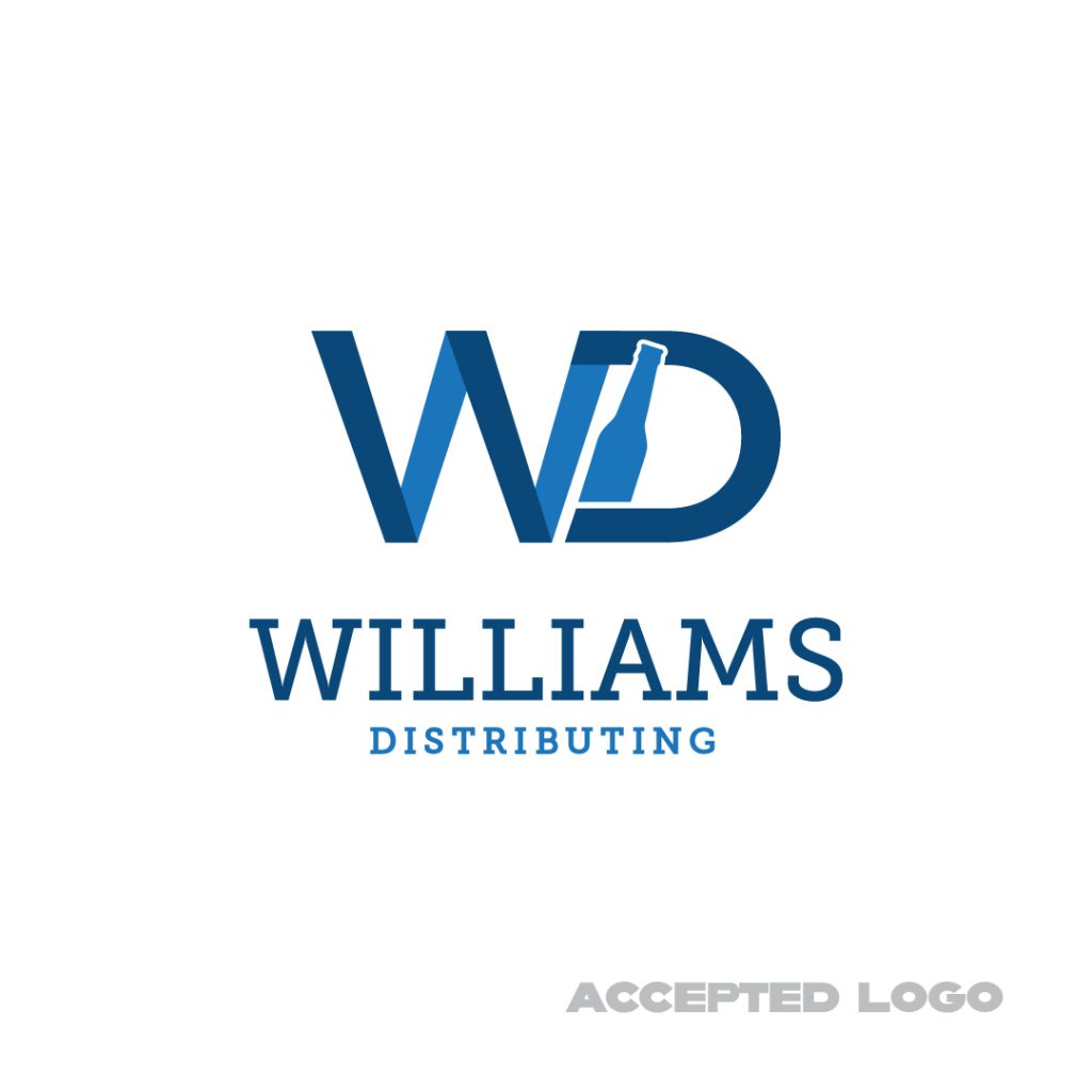 accepted williams distributing logo by dif design