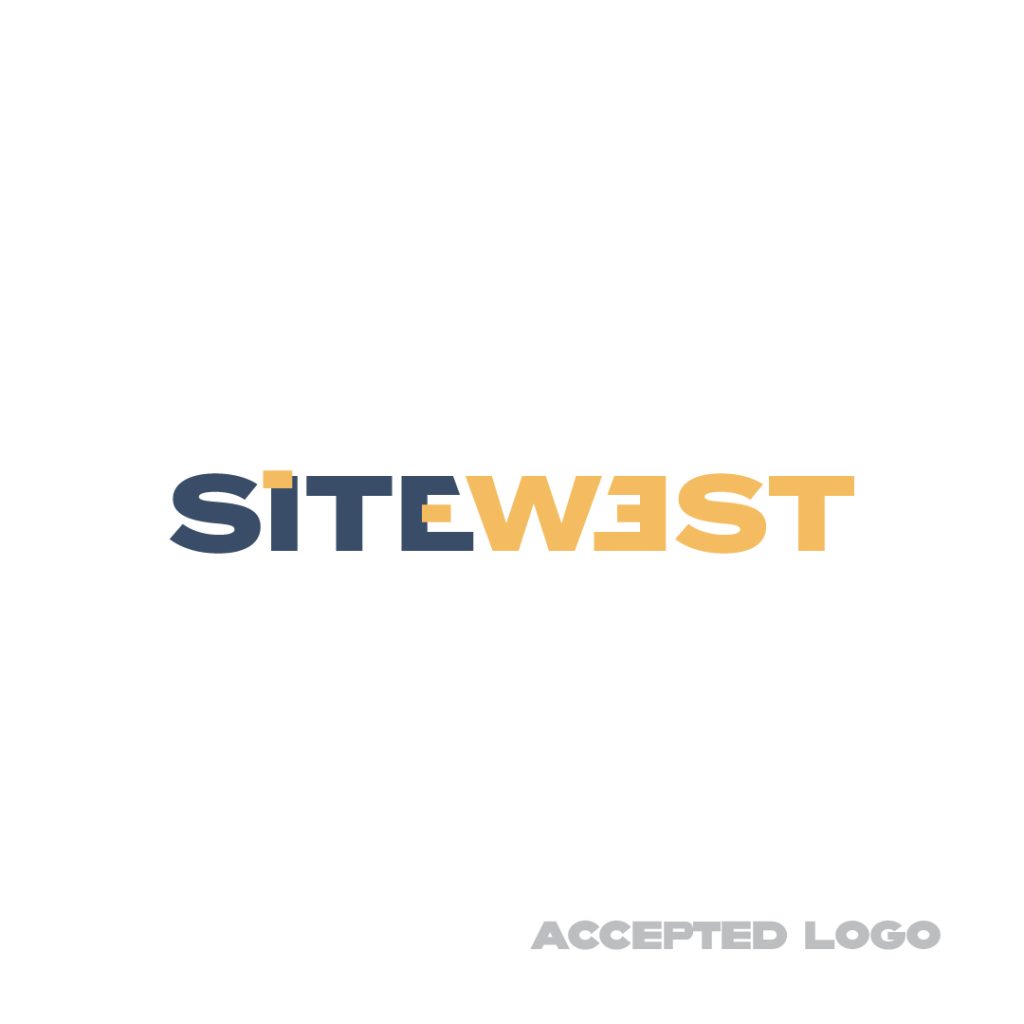 accepted site west logo by dif design