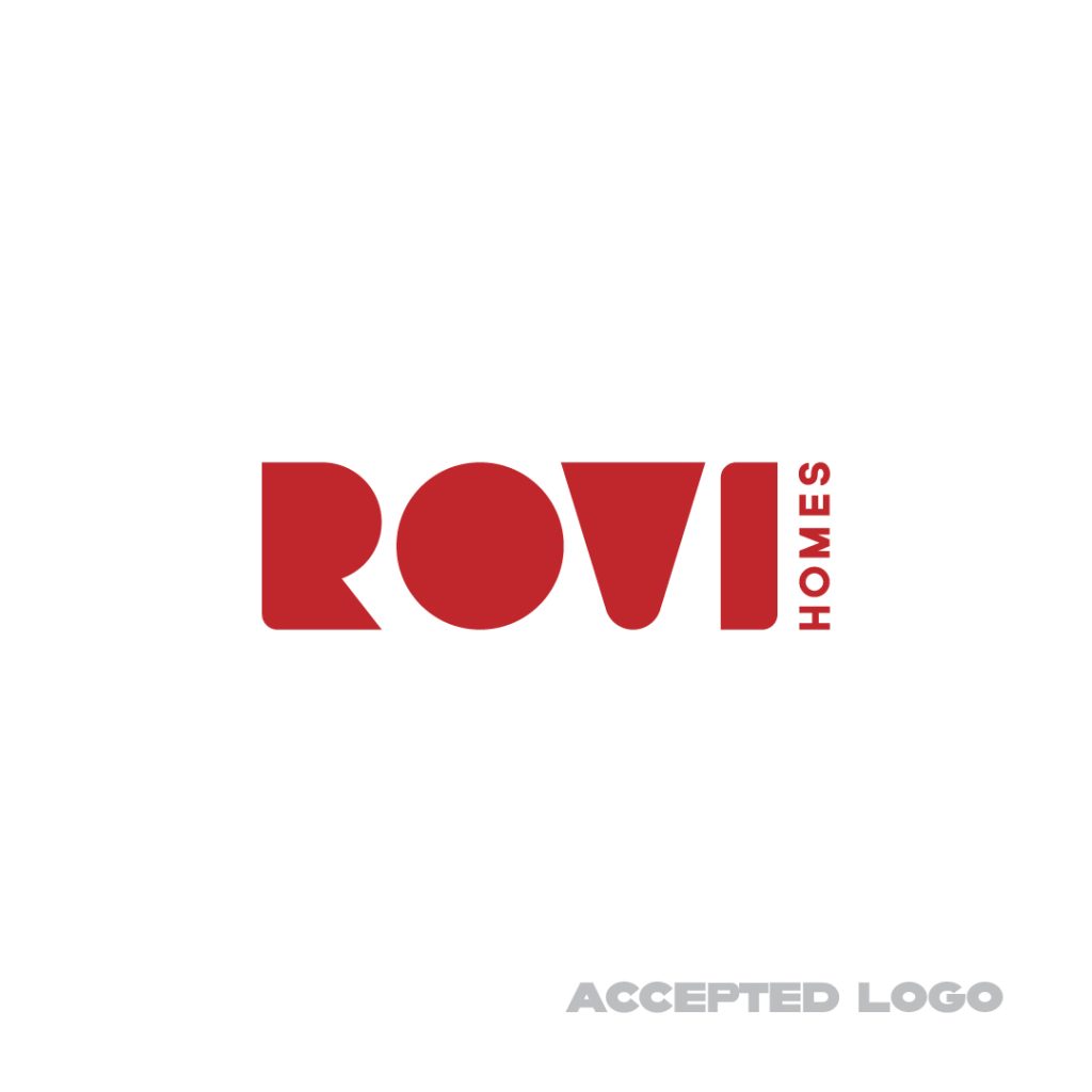 accepted rovi homes logo by dif design