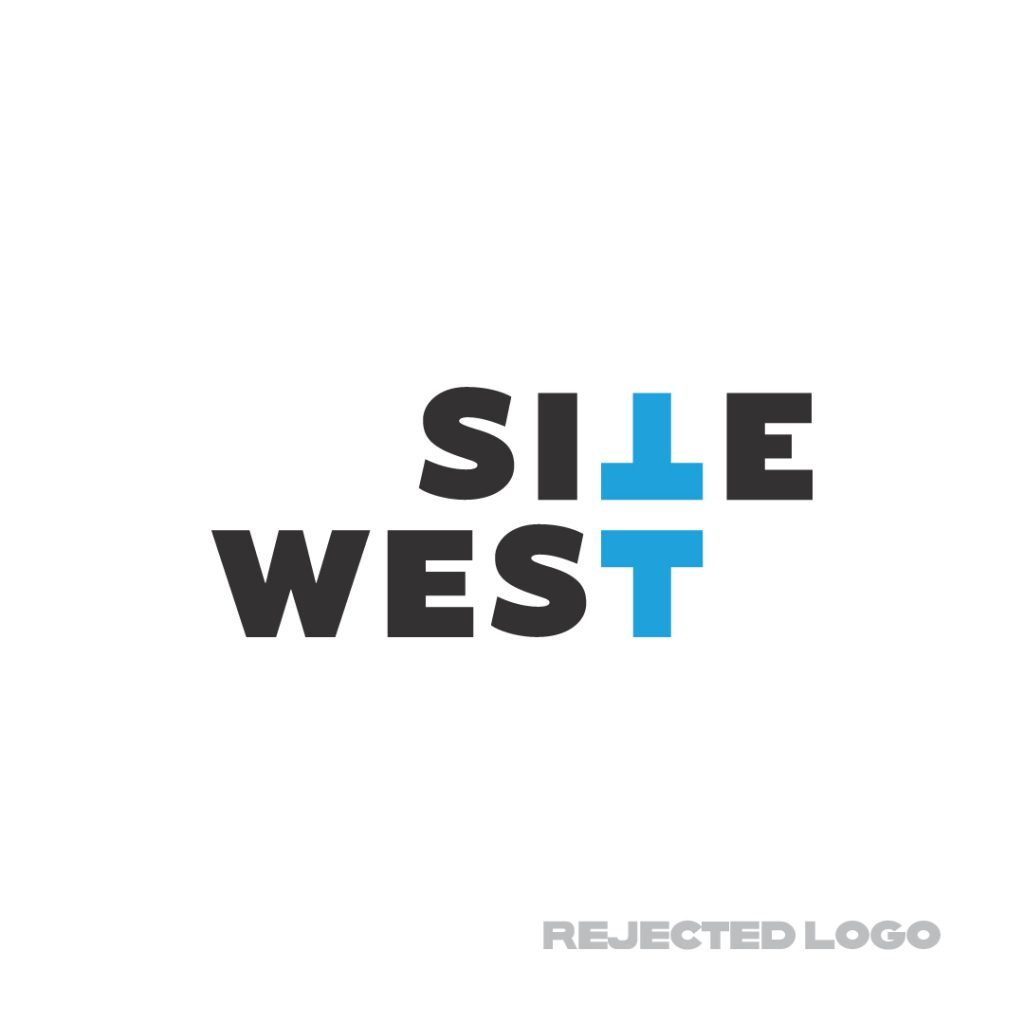 rejected site west logo by dif design