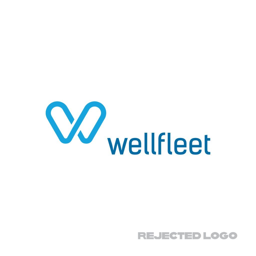 rejected wellfleet logo by dif design