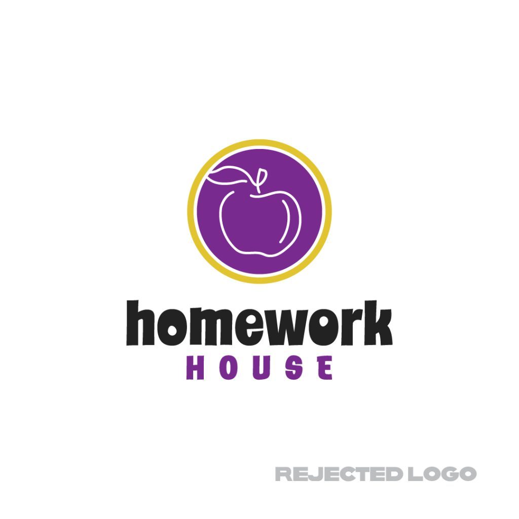 rejected holyoke homework house logo by dif design